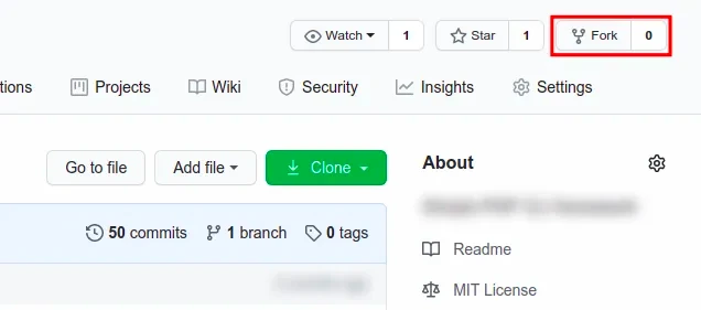 fork project github ux